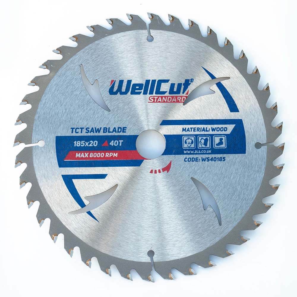 Пиляльний диск WellCut 185x20 мм, 40Т